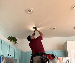 Recessed LED Lighting Installation